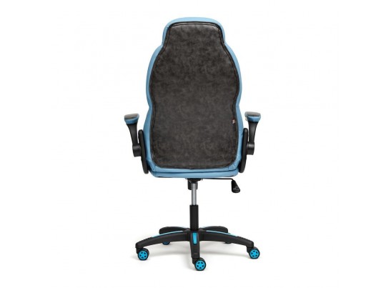 Кресло BAZUKA (кожзам/серый/голубой) в Кургане