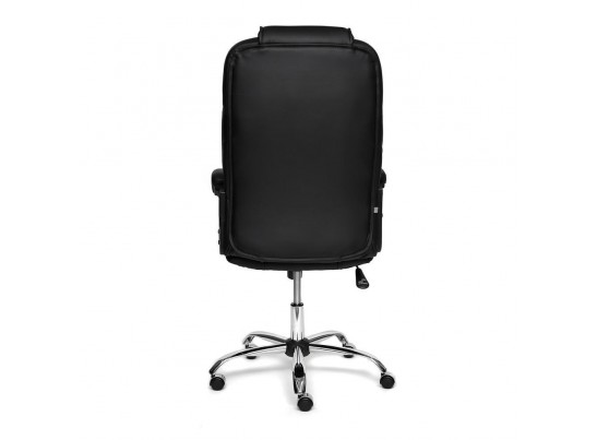 Кресло BERGAMO хром (кожзам/черный) в Кургане