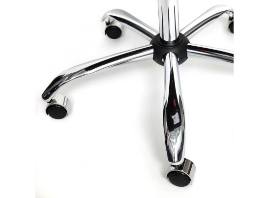 Кресло BERGAMO хром (кожзам/коричневый) в Кургане