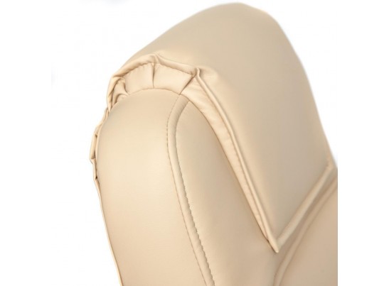 Кресло BERGAMO хром (кожзам/бежевый) в Кургане