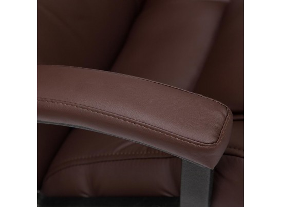 Кресло BERGAMO (кожзам/коричневый) в Кургане