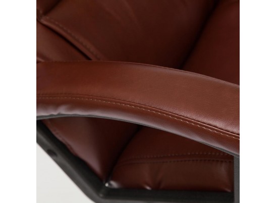 Кресло BERGAMO (кожзам/коричневый) в Кургане