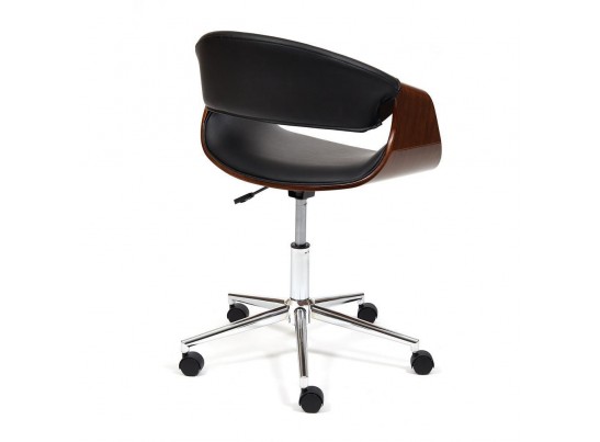 Кресло BEND (орех/кожзам/черный) в Кургане