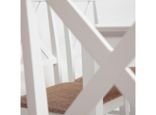 Обеденный комплект эконом Хадсон (стол + 4 стула)/ Hudson Dining Set