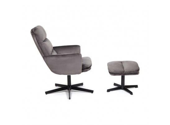 Кресло ALFRED с банкеткой (mod. DM7574-1)