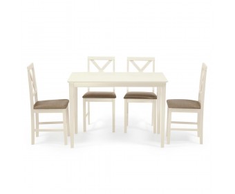 Обеденный комплект эконом Хадсон (стол + 4 стула)/ Hudson Dining Set