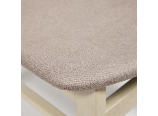 Стул с мягким сиденьем Rabat (дерево гевея/античный белый) в Кургане