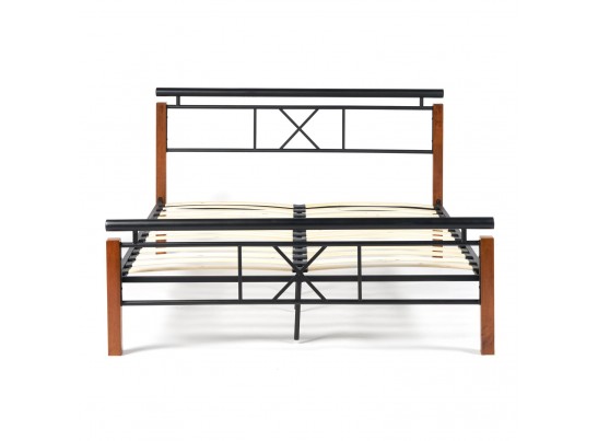 Кровать EUNIS (AT-9220) Wood slat base