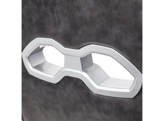 Кресло ARENA (кожзам/серый/черный) в Кургане