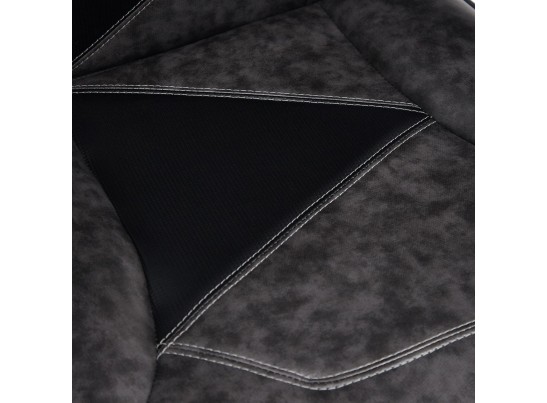 Кресло ARENA (кожзам/серый/черный) в Кургане