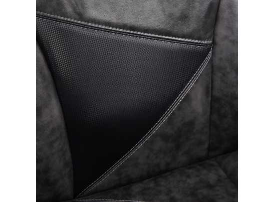 Кресло ARENA (кожзам/серый/черный) в Кургане