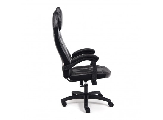 Кресло ARENA (кожзам/серый/черный) в Кургане