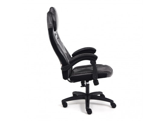 Кресло ARENA (кожзам/серый/черный) в Кургане