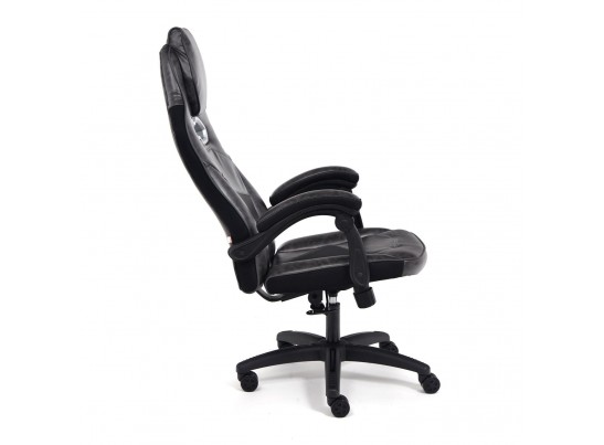 Кресло ARENA (кожзам/серый/черный) в Кургане