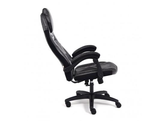 Кресло ARENA (кожзам/серый/черный) в Кургане