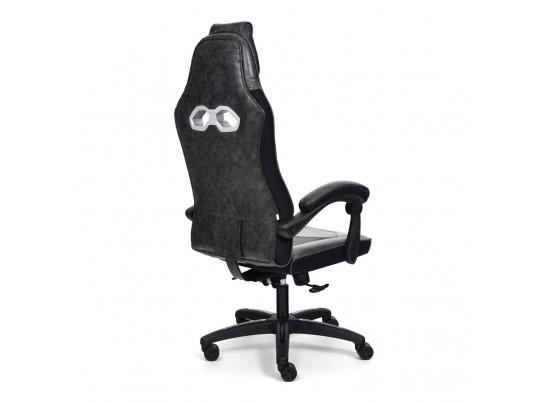 Кресло ARENA (кожзам/серый/черный) в Кургане