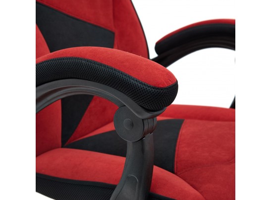 Кресло ARENA (флок/бордовый/черный) в Кургане