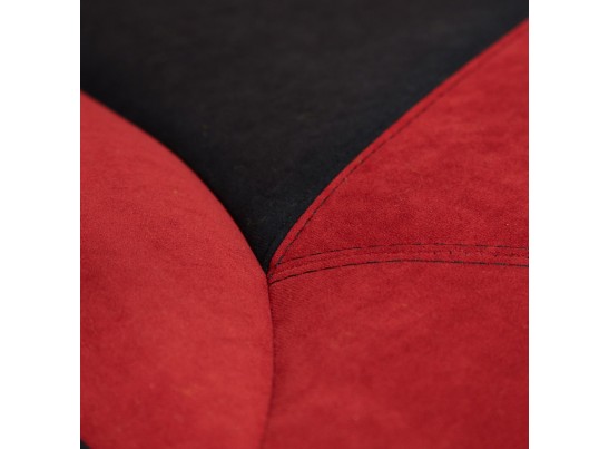 Кресло ARENA (флок/бордовый/черный) в Кургане