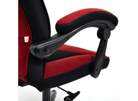 Кресло ARENA (флок/бордовый/черный) в Кургане