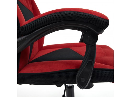 Кресло ARENA (флок/бордовый/черный) в Кургане