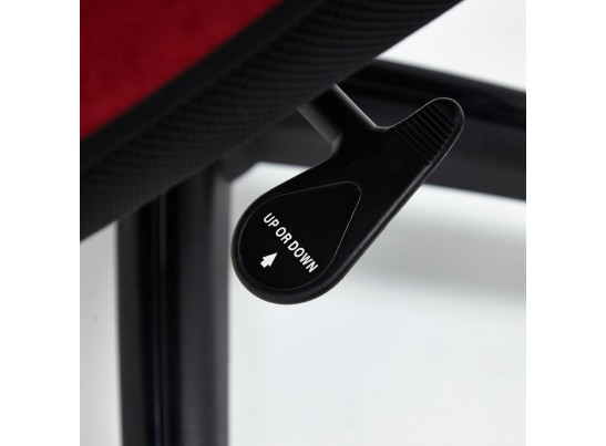 Кресло ARENA (флок/бордовый/черный) в Кургане