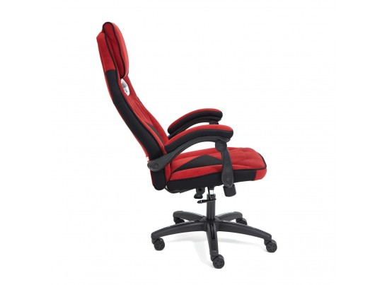 Кресло ARENA (флок/бордовый/черный) в Кургане