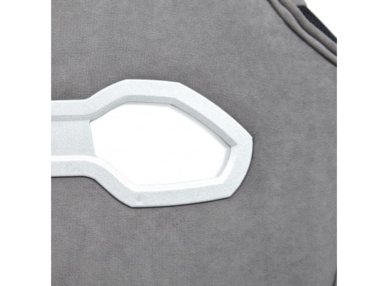 Кресло ARENA (флок/серый/черный) в Кургане