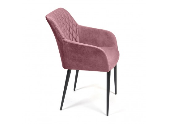 Кресло BREMO (mod. 708/ткань/металл/коралловый/черный) в Кургане