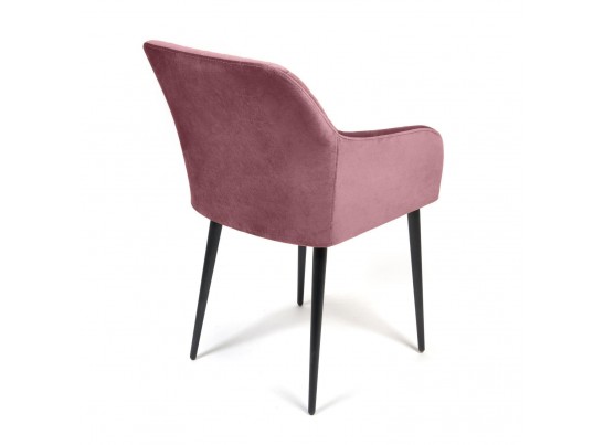 Кресло BREMO (mod. 708/ткань/металл/коралловый/черный) в Кургане