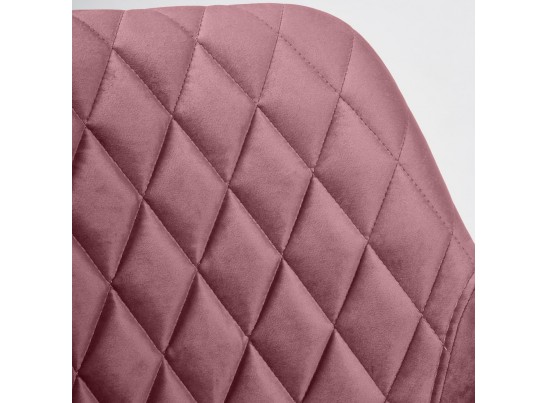 Кресло BREMO (mod. 708/ткань/металл/коралловый/черный) в Кургане