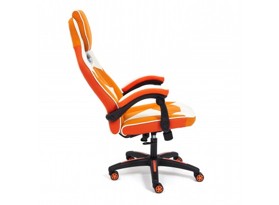 Кресло ARENA (флок/ткань/молочный/оранжевый) в Кургане