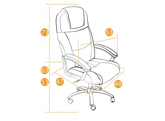 Кресло BERGAMO хром (флок/серый) в Кургане