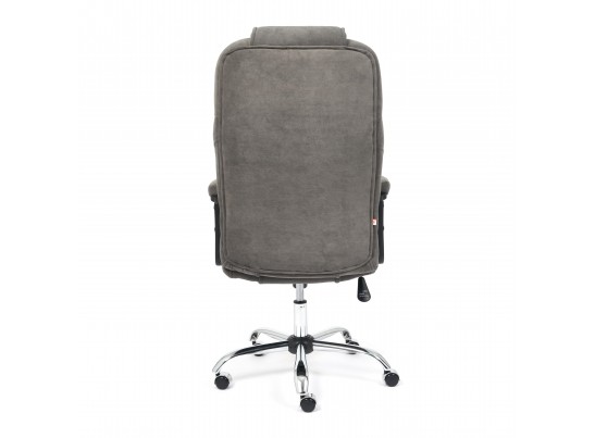 Кресло BERGAMO хром (флок/серый) в Кургане
