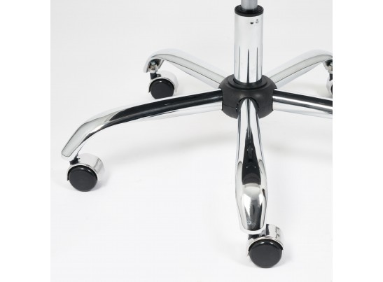 Кресло BERGAMO хром (флок/коричневый) в Кургане