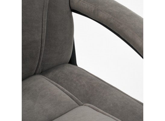 Кресло BERGAMO (флок серый) в Кургане