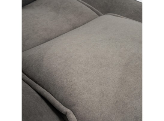 Кресло BERGAMO (флок серый) в Кургане