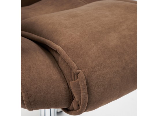 Кресло BERGAMO (флок коричневый) в Кургане