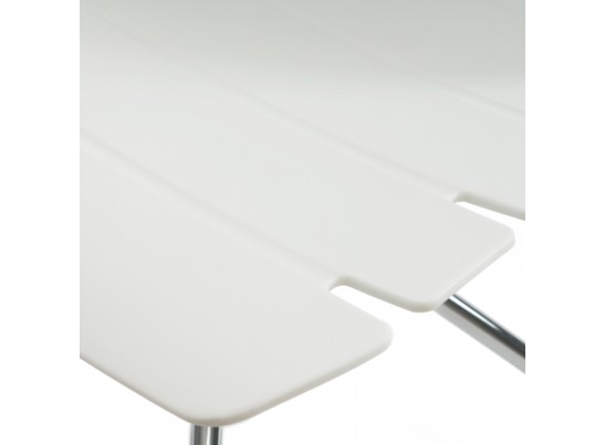 Стул офисный HANSEN (mod. 606-1) белый/хром