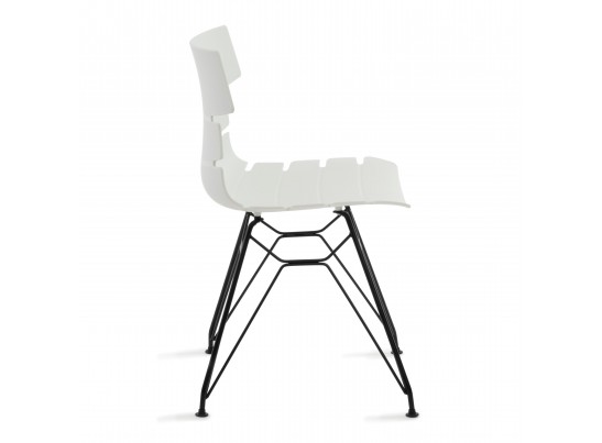 Стул HANSEN (mod. 622N) белый/черный