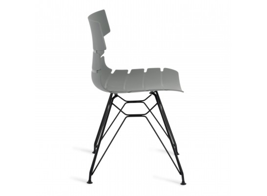 Стул HANSEN (mod. 622N) серый/черный