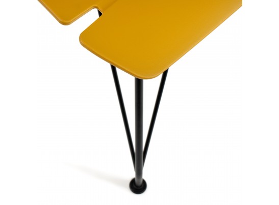 Стул HANSEN (mod. 622N) оранжевый/черный