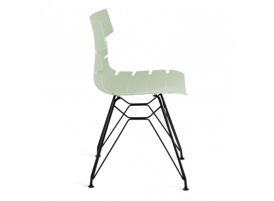 Стул HANSEN (mod. 622N) фисташковый/черный