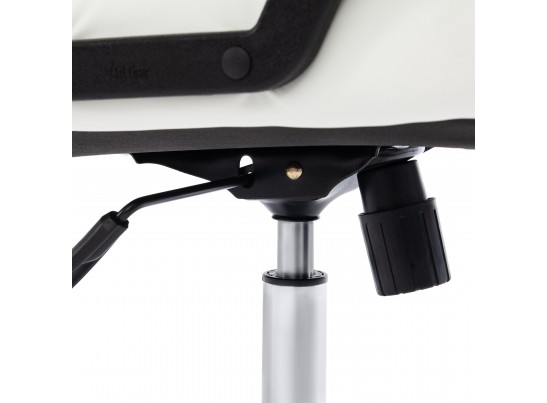 Кресло BOSS хром (кожзам/белый) в Кургане