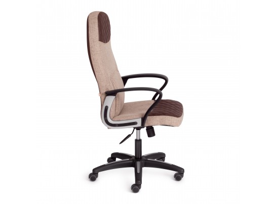 Кресло ADVANCE (ткань/кожзам/светло-коричневый/коричневый) в Кургане