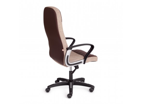 Кресло ADVANCE (ткань/кожзам/светло-коричневый/коричневый) в Кургане