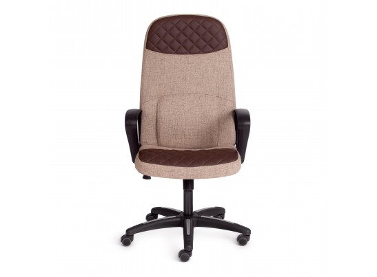 Кресло ADVANCE (ткань/кожзам/светло-коричневый/коричневый) в Кургане