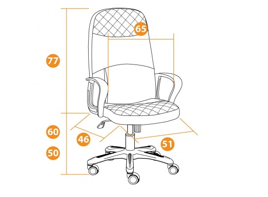 Кресло ADVANCE (ткань/кожзам/светло-коричневый/коричневый) в Кургане