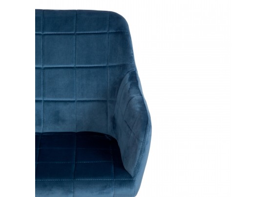 Кресло BEATA (mod. 8266/металл/ткань/синий/черный) в Кургане