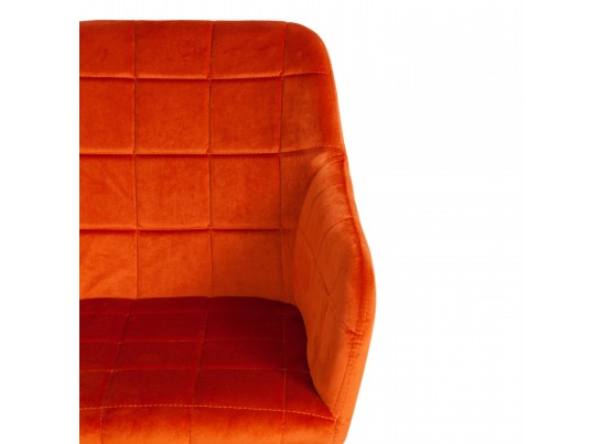 Кресло BEATA (mod. 8266/металл/ткань/рыжий/черный) в Кургане