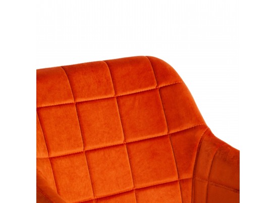 Кресло BEATA (mod. 8266/металл/ткань/рыжий/черный) в Кургане